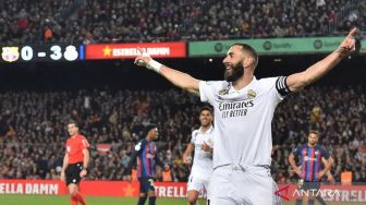 Permalukan Barcelona 4-0 di Camp Nou, Real Madrid Melaju ke Final Copa del Rey