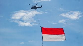 Gladi HUT ke-77 TNI AU di Lanud Halim Perdana Kusuma