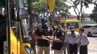 Jelang Mudik 2023, Dishub Kab. Tangerang Periksa Kelaikan Angkutan Umum