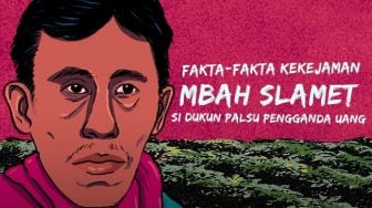 INFOGRAFIS Fakta-fakta Kekejaman Mbah Slamet Si Dukun Pengganda Uang dari Banjarnegara