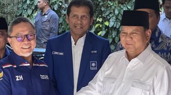 Mau Bahas Koalisi Besar, Ketum PAN Zulhas Tiba di Kediaman Ketum Gerindra Prabowo