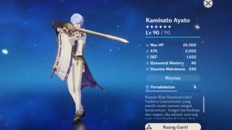 4 Cara Menggunakan Karakter Kamisato Ayato di Game Genshin Impact