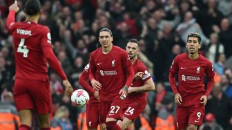 Hasil Liga Inggris: Duel Liverpool vs Arsenal di Anfield Berakhir Imbang 2-2