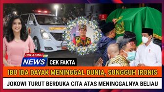 CEK FAKTA: Innalillahi Ida Dayak Meninggal Dunia, Benarkah?