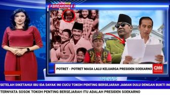 CEK FAKTA: Jokowi Kaget, Ida Dayak Ternyata Cucu Presiden Soekarno, Benarkah?