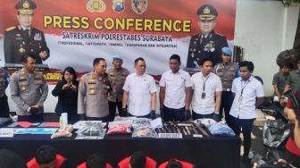 Polrestabes Pamer Hasil Ungkap Pencurian