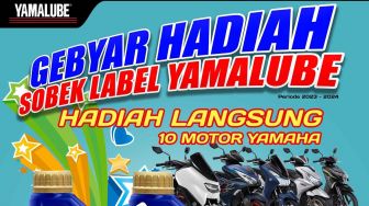 Ingin Bawa Pulang Motor Yamaha Gratis? Silakan Ikuti Gebyar Hadiah Sobek Label Yamalube