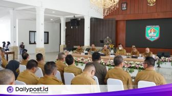 Bupati Asahan Pimpin Rakorpem April 2023