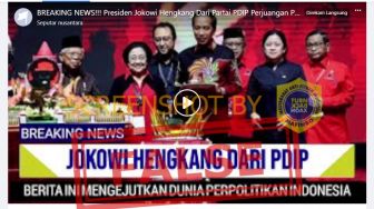 CEK FAKTA: Jokowi Resmi Keluar dari PDI Perjuangan, Benarkah?