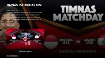 Jadwal & Link Live Streaming Timnas Indonesia U-22 ve Lebanon 16 April 2023