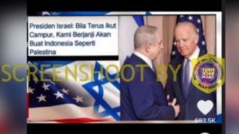 CEK FAKTA: Presiden Israel Ancam Nasib Indonesia Seperti Palestina Jika Terus Ikut Campur, Benarkah?