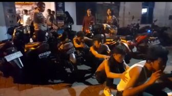 Bawa Sajam, Puluhan Kawanan Pemotor di Medan Ditangkap Polisi