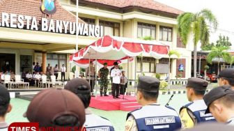 1400 Polisi di Banyuwangi Siaga Selama Arus Mudik