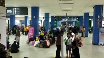 Datang Bergelombang, 1.846 Peserta Program Mudik Gratis Tiba di Terminal Tirtonadi Solo