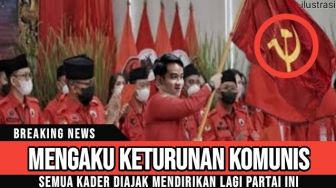 CEK FAKTA: Gibran Ngaku Keturunan Komunis dan Ajak Kader Dirikan Partai Lagi, Benarkah?