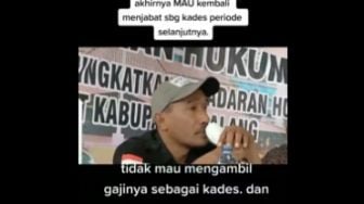 Sampai Demo di Balai Desa, Apa Alasan Warga Kaliasri Maksa Gaguk Jadi Kades Lagi?