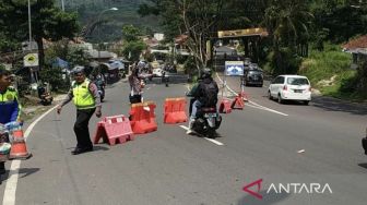 H-3 Lebaran, Nagreg Macet Parah, Arus Kendaraan Dialihkan