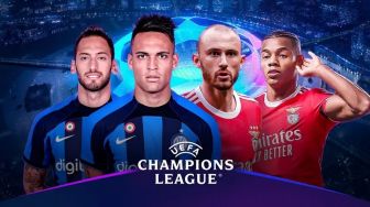 Prediksi Inter Milan vs Benfica di Liga Champions: Head to Head, Skor dan Link Live Streaming