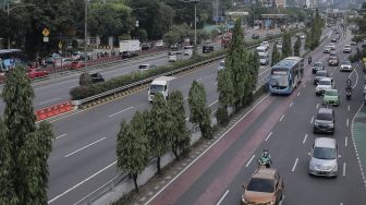 Jalanan Jakarta Mulai Lengang di Hari Pertama Cuti Bersama Lebaran 2023