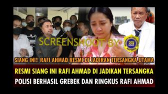 CEK FAKTA: Nagita Slavina Mewek, Raffi Ahmad Resmi Jadi Tersangka Usai Rumahnya Digrebek?