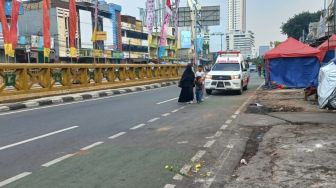 Wanita yang Ditabrak Mobil MPV di Tanah Abang Meninggal Dunia