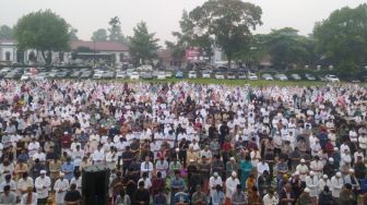 Pesan Menyentuh dari Ribuan Jemaah Muhammadiyah di Cimahi Usai Gelar Sholat Idul Fitri