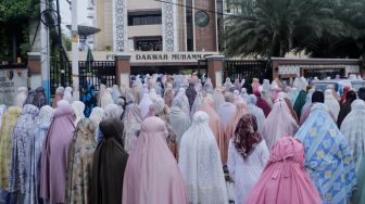 Begini Suasana Salat Id di Gedung PP Muhammadiyah