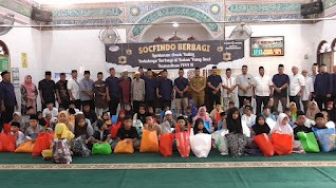 Jelang Idul Fitri, PT Socfindo santuni 220 Anak Yatim dan Piatu