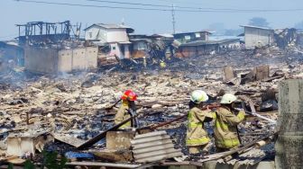 Perkampungan Nelayan di Penjaringan Kebakaran, 290 Rumah Hangus