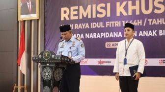 922 Warga Binaan Lapas Kelas l Tangerang Terima Remisi Idul Fitri