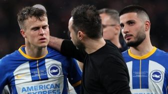 Brighton Disingkirkan Man United di Semifinal Piala FA, Roberto De Zerbi: Kami Pantas Menang