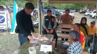 Satreskrim Polres Pandeglang Amankan Tujuh Pelaku Pungli di Kawasan Wisata