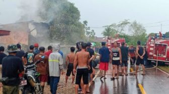 Kebakaran Kios Konter, Seorang Pria di Putussibaru Alami Luka Bakar