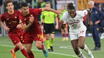 Hasil Liga Italia Pekan ke-32: AC Milan vs AS Roma Imbang di Injury Time