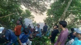 Detik-Detik Agya Silver Terjun ke Sungai Komering, Sekeluarga Warga Lampung Tewas