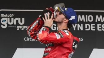 Juarai MotoGP Spanyol 2023, Francesco Bagnaia: Ini Mungkin Kemenangan Terbaik Saya