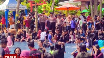 Ramai Kunjungan, Polres Bondowoso Pantau Sejumlah Tempat Wisata