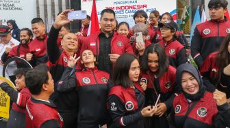 Pengukuhan Kontingen Indonesia untuk SEA Games 2023 Kamboja