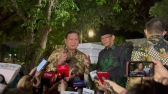 Surya Paloh Absen dalam Pertemuan Ketum Parpol di Istana, Prabowo: Sedang di Luar Negeri