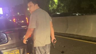 Anggota Polda Metro Jaya Pengguna Pelat Dinas Asli 10011-VII Tak Kenal Pelaku Koboi Jalanan di Jakbar