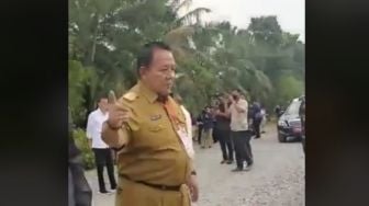 Presiden Jokowi Sidak Jalan, Gubenur Lampung Panik Sampai Tak Tahu Nama Daerah Sendiri