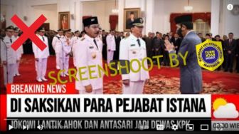 CEK FAKTA: Jokowi Lantik Ahok dan Antasari Azhar Jadi Dewas KPK, Benarkah?
