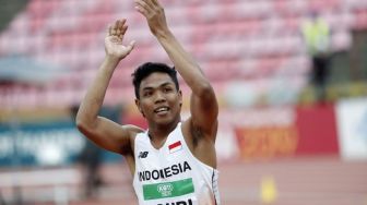 Asian Games 2022: Lalu Muhammad Zohri Amankan Tiket Semifinal 100 Meter Putra