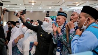 Sambut Musim Haji 2023,  Gubernur Khofifah Terus Tingkatkan Kordinasi dengan Kemenag Jatim