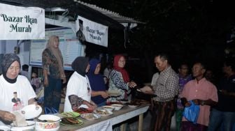 Borong Tangkapan Laut Nelayan, GGN Jatim Gelar Bazaar Ikan Murah di Kabupaten Lamongan