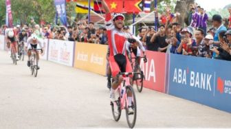 SEA Games 2023: Pebalap Sepeda Terry Yudha Kusuma Sumbang Emas dari Nomor Criterium Putra