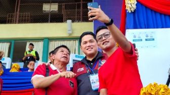 Ketum PSSI Erick Thohir Dukung Langsung Perjuangan Timnas Indonesia di Semifinal SEA Games 2023