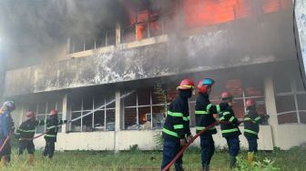 Gedung Milik Dirjen Pajak Sumbar-Jambi Terbakar