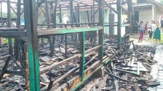 Akibat Bakar Sampah, Ponpes di Jawilan Hangus Kebakaran