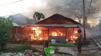 Kerugian Kebakaran Rumah Makan di Bone Bolango Ditaksir Rp150 Juta